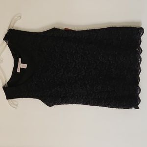 JM Collection NWT PET Black Tank Top
